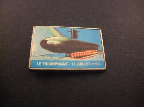 Le Triomphant nucleaire onderzeeër Franse marine